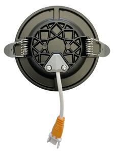 Lampada LED da incasso LED/7,5W/230V 4000K nero/argento