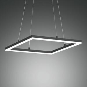 Fabas Luce Lampada sospensione LED Bard 42x42 cm, antracite