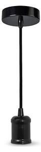 Ledvance - Lampadario a sospensione con filo PENDULUM ROBBIN 1xE27/15W/230V nero