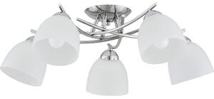 Lampadario a plafone SEVA 5xE27/15W/230V cromo lucido