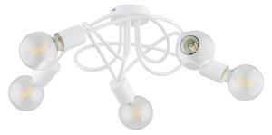 Lampadario a plafone BOSTON 5xE27/15W/230V bianco