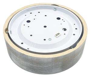 Brilagi - Plafoniera PINO 1xE27/15W/230V pino/argento diam. 27,5 cm