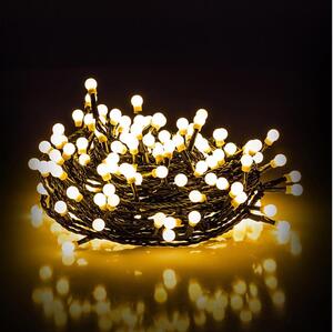 Retlux - Catena luminosa LED per esterni 100 LED/8 funzioni 15 m IP44 bianco caldo