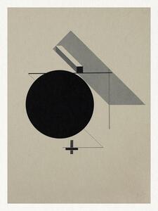 Riproduzione Abstract Composition No 4, El Lissitzky