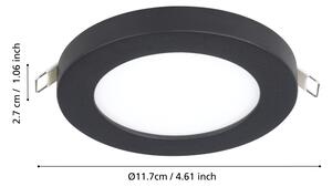 Eglo 900934 - Faretto da incasso FUEVA FLEX LED/5,5W/230V 4000K nero