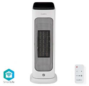 Nedis HTFA20WTW - Ventilatore con elemento riscaldante 1400/2000W/230V Wi-Fi Tuya + +TC