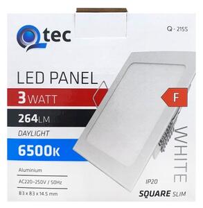 Lampada LED da incasso QTEC LED/3W/230V 6500K