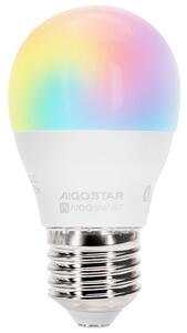 LED RGBW Lampadina G45 E27/6,5W/230V 2700-6500K - Aigostar