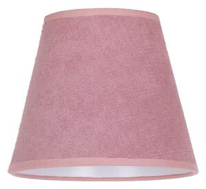 Duolla - Paralume per lampada da tavolo SOFIA XS E14 diametro 18,5 cm rosa