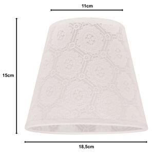 Duolla - Paralume SOFIA XS E14 diametro 18,5 cm bianco