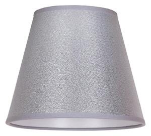 Duolla - Paralume per lampada da tavolo SOFIA XS E14 diametro 18,5 cm argento