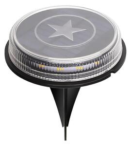 Aigostar - Lampada solare LED LED/0,6W/5,5V 24,5 cm 3200K IP66 nero