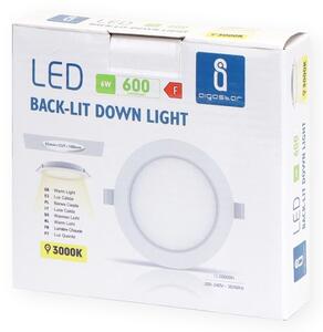 Aigostar - Lampada LED da incasso LED/6W/230V 3000K diametro 11,8 cm bianco