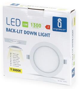 Aigostar - Lampada LED da incasso LED/12W/230V 3000K diametro 17,5 cm bianco