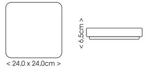 Ecolite W3094-12W - Plafoniera LED da bagno LUKY LED/12W/230V IP44