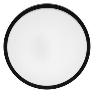 Ecolite W3090-12W/CR - Plafoniera LED da bagno LED/12W/230V IP44 nero