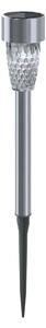 Aigostar - Lampada solare LED LED/0,006W/1,2V 29,7 cm cromo 6500K IP44