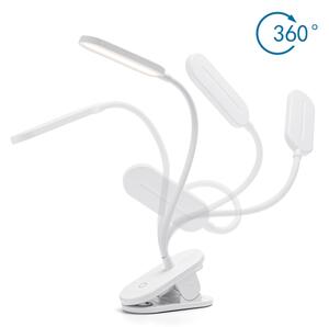 Aigostar - Lampada da tavolo LED dimmerabile con clip LED/2,5W/5V bianco