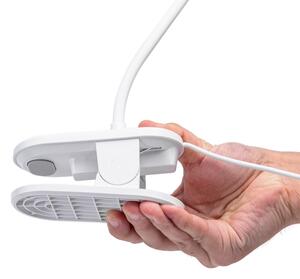 Aigostar - Lampada da tavolo LED dimmerabile con clip LED/2,5W/5V bianco