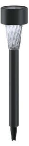 Aigostar - Lampada solare LED LED/0,006W/1,2V 29,5 cm nero 6500K IP44
