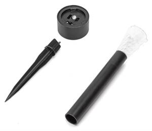 Aigostar - Lampada solare LED LED/0,006W/1,2V 29,5 cm nero 6500K IP44