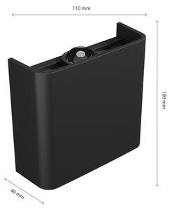 Applique a LED da esterno LUNARIX LED/2W/230V 3000-6000K CRI 90 IP54 nero