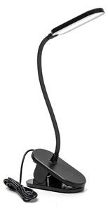 Aigostar - Lampada da tavolo LED dimmerabile con clip LED/2,5W/5V nero