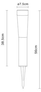 Globo 3303 - Illuminazione solare LED SOLAR 2xLED/0,06W/3V