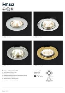 Redo 70309 - Lampada da incasso MT 1xGU5,3/50W/12V cromo opaco
