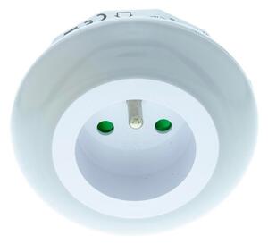 Retlux - Luce di orientamento a LED con sensore crepuscolare e presa LED/0,6W/230V