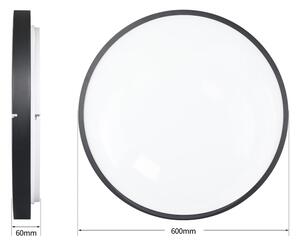 Brilagi - Lampada LED dimmerabile GLASS POOL DOUBLE LED/80W/230V 60 cm nero + telecomando