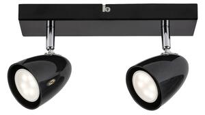 Rabalux 73017 - Faretto PERICO 2xGU10/5W/230V nero
