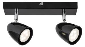 Rabalux 73017 - Faretto PERICO 2xGU10/5W/230V nero