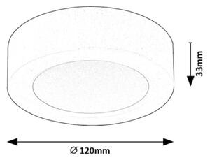 Rabalux 71192 - Plafoniera LED SHAUN LED/7W/230V diametro 12 cm bianco