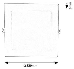 Rabalux 71223 - Lampada LED da incasso SHAUN LED/18W/230V 22x22 cm bianco
