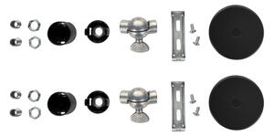 Brilagi - Set 2x applique WABI SABI 1xE14/40W/230V nera