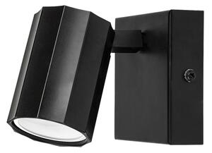 Rabalux 73023 - Faretto da parete ROGELIO 1xGU10/5W/230V nero