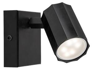 Rabalux 73023 - Faretto da parete ROGELIO 1xGU10/5W/230V nero