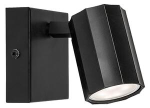 Rabalux 73023 - Faretto da parete ROGELIO 1xGU10/5W/230V nero