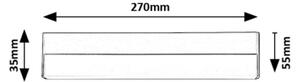 Rabalux 78046 - Lampada LED sottopensile BAND LED/7W/230V 4000K argento