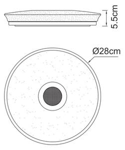 Globo - LED RGB Lampada da bagno con altoparlante RAFFY LED/18W/230V IP44 + +TC