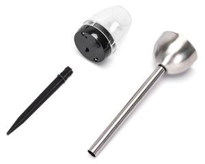 Aigostar - Lampada solare LED LED/0,006W/1,2V 38,2cm cromo 2700K IP44