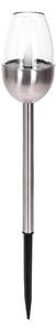 Aigostar - Lampada solare LED LED/0,006W/1,2V 38,2cm cromo 2700K IP44