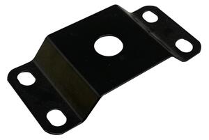 Supporto per lampione con un set di montaggio STREET nero