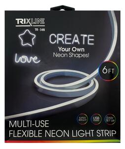 LED Striscia flessibile NEON LED/5V USB 1,8 m bianca