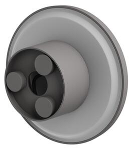 Applique a LED da esterno PIATTA LED/9W/230V 3000/4000/6000K IP44 grigio
