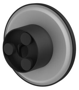 Lampada da parete LED esterna PIATTA 9W 230V 3000/4000/6000K IP44 nera