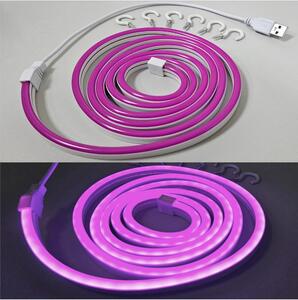 LED Striscia flessibile NEON LED/5V USB 1,8 m viola