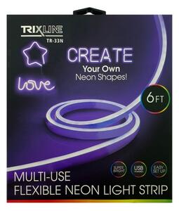 LED Striscia flessibile NEON LED/5V USB 1,8 m viola
