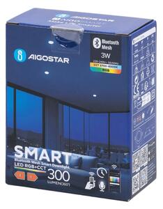 Aigostar -LED RGBW Lampada da incasso per bagno LED/3W/230V 2700-6500K IP44